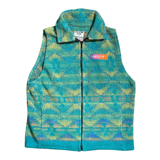 Pattern Fleece Vest