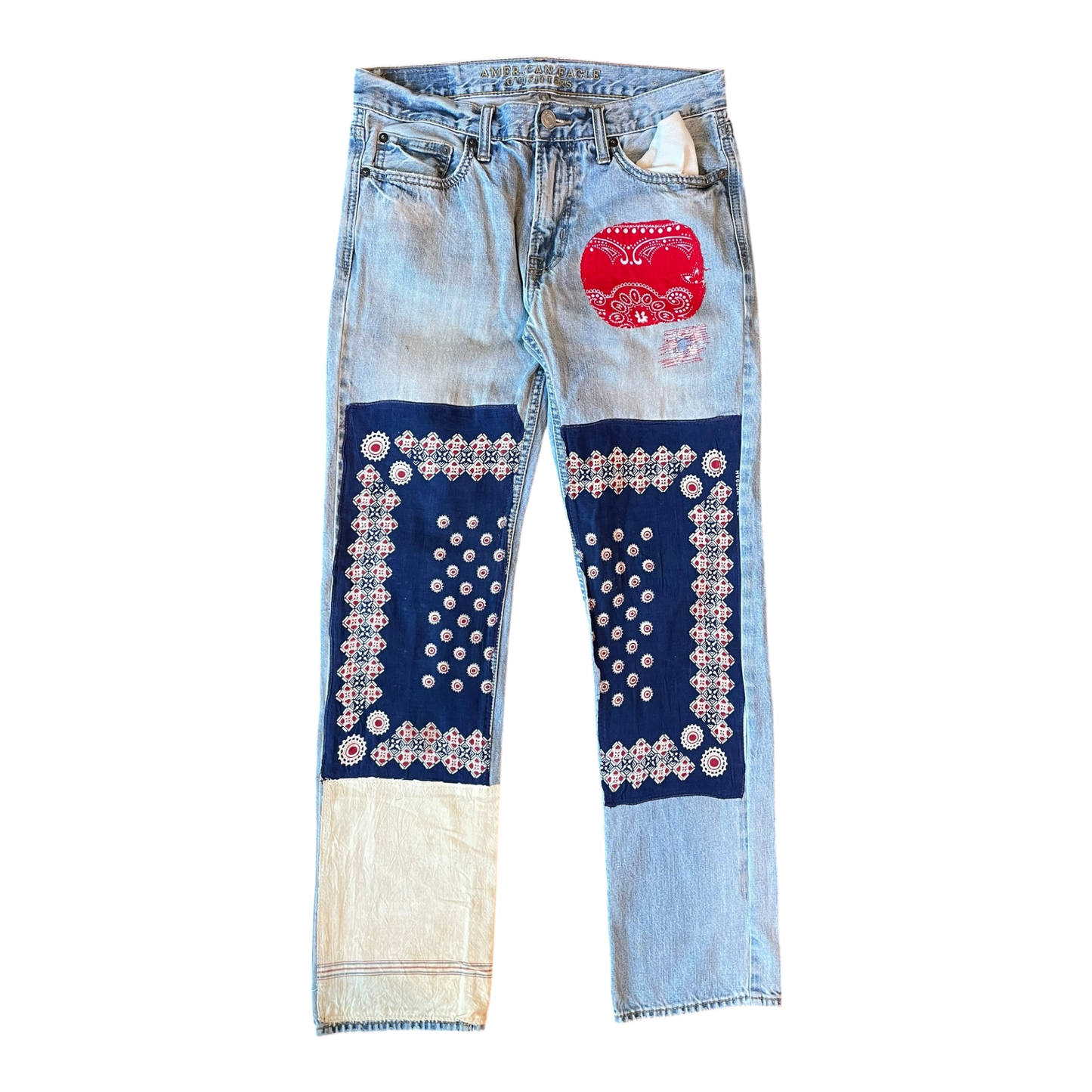 Vintage bandana pants