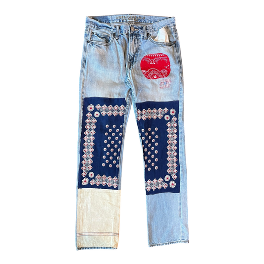 Vintage bandana pants