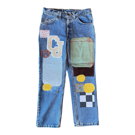 Patchwork denim