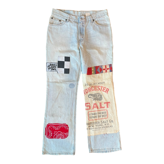 Feed sack denim