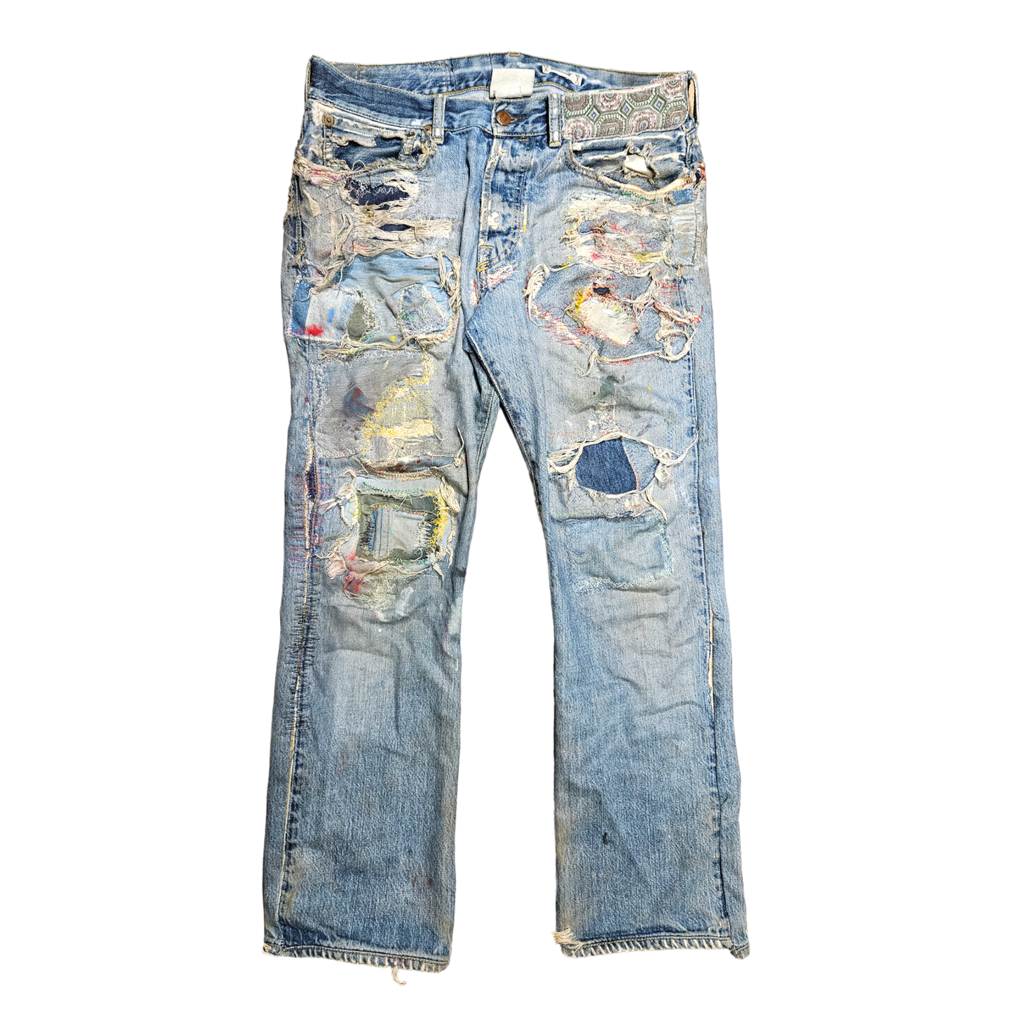 Custom unstressed denim