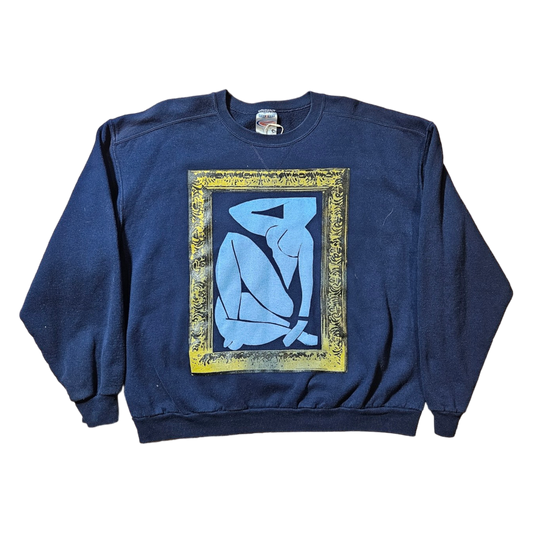 Framed Blue Woman crewneck