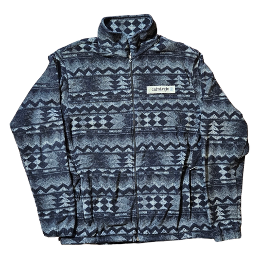 Aztec pattern fleece zip up