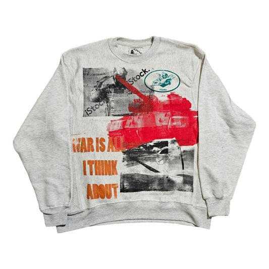 War collage Crewneck