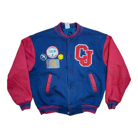 Patched Varsity Jacket