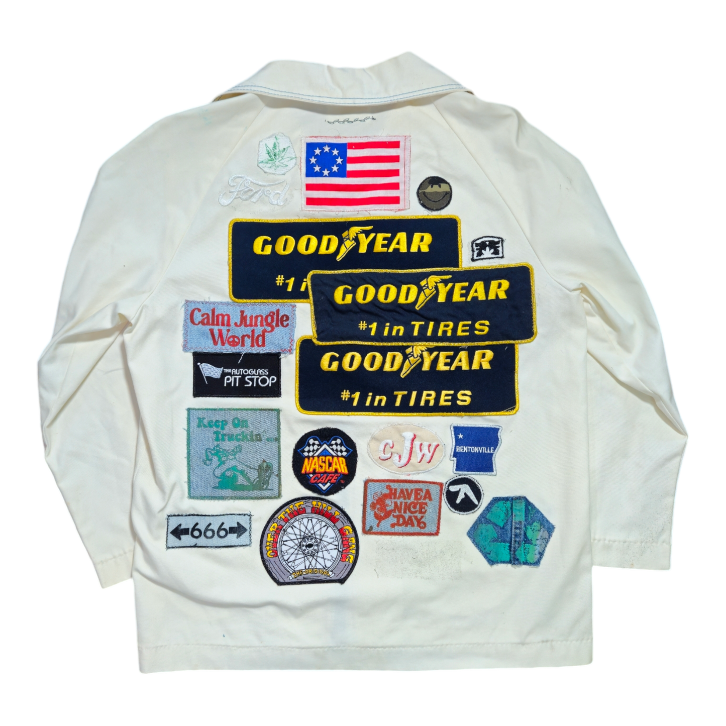 Patched Racing Jacket