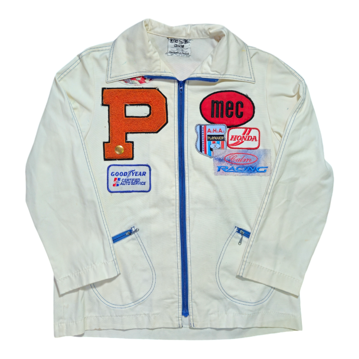 Patched Racing Jacket