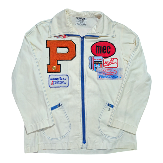 Patched Racing Jacket