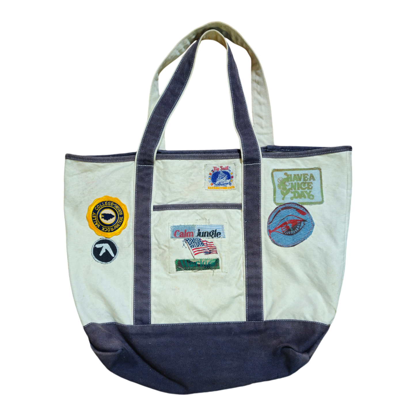 Patched Tote bag