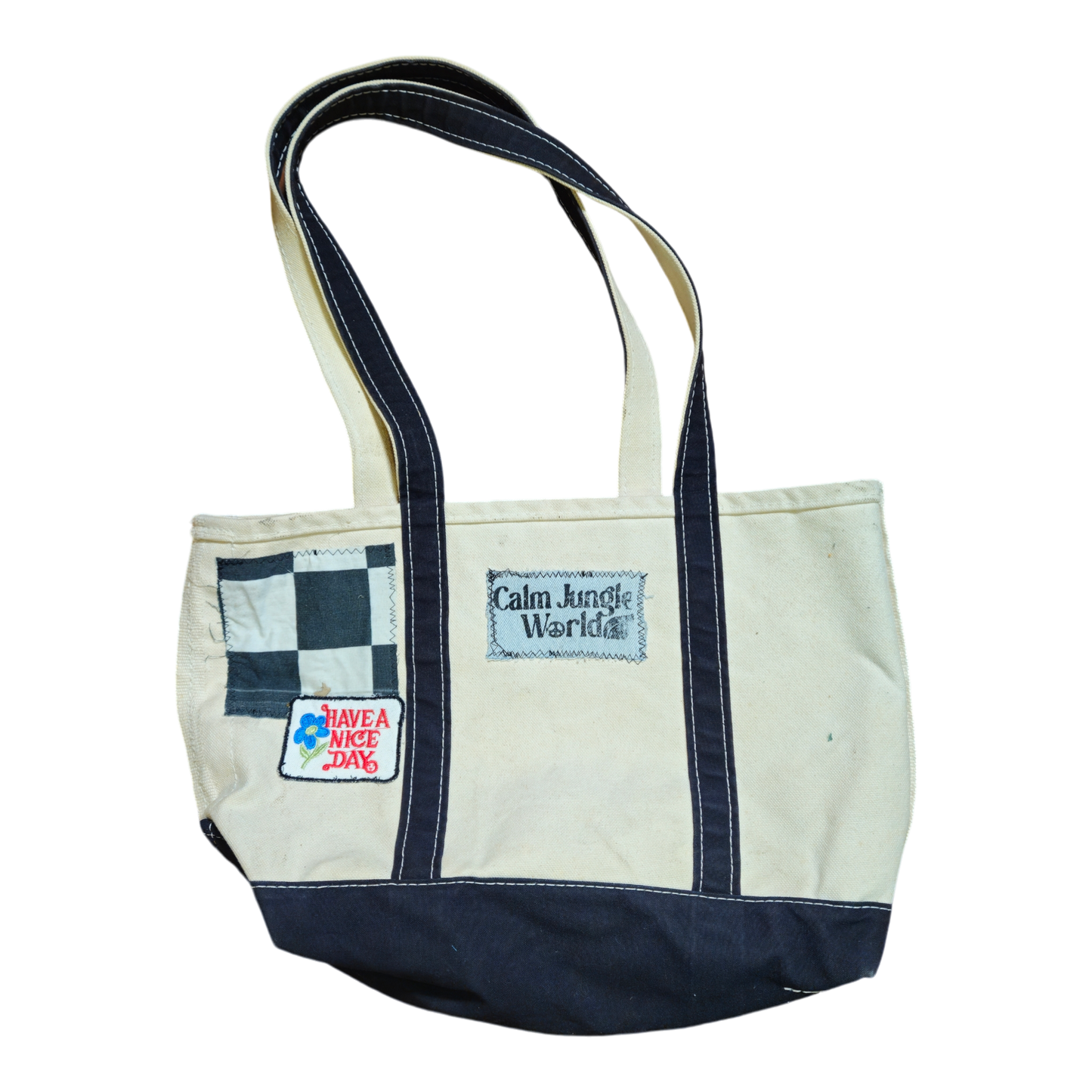 Patched Tote bag