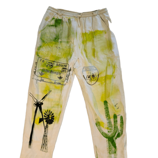 I-40 Printed pants - Calm Jungle World